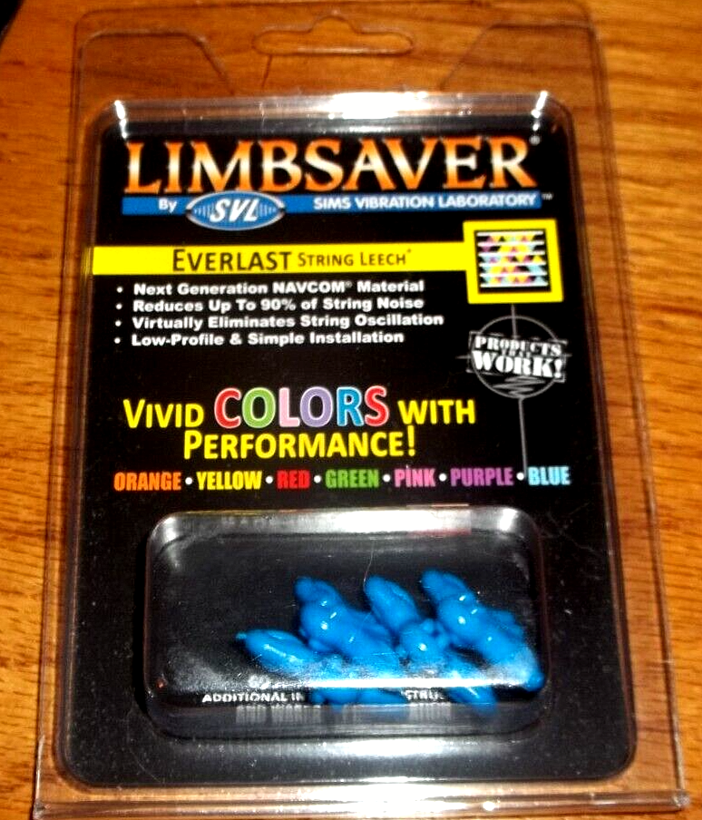 Limbsaver SIMS Vibration Labroratory Everlast String Leech ~ BLUE ~ FREE SHIP