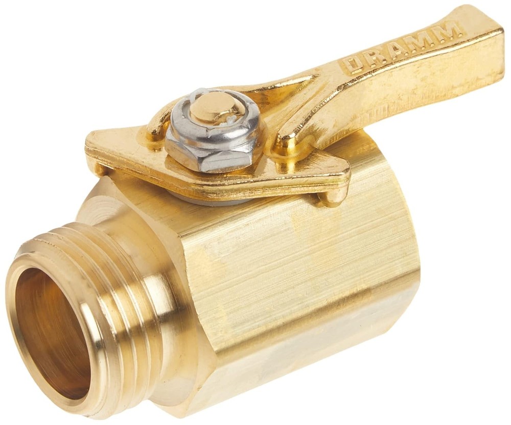 Durable Brass Shut-Off Valve - Full Flow Construction