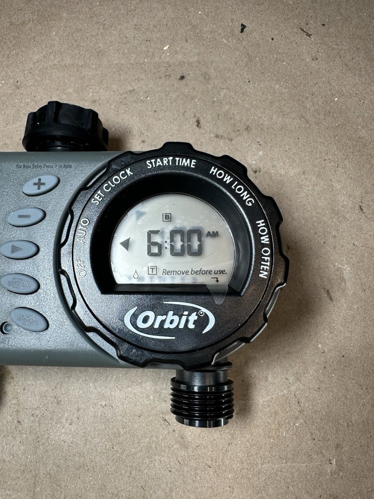 Orbit Conserve Digital Water Timer 2 Outlet - Programmable Model 24713