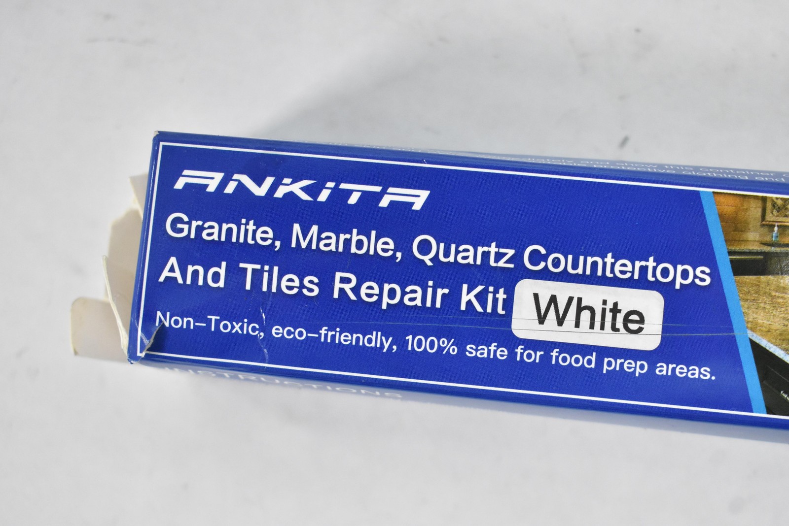 ANKITA Countertop Repair Kit White Granite Marble Quartz Tiles Adhesive 2 Part