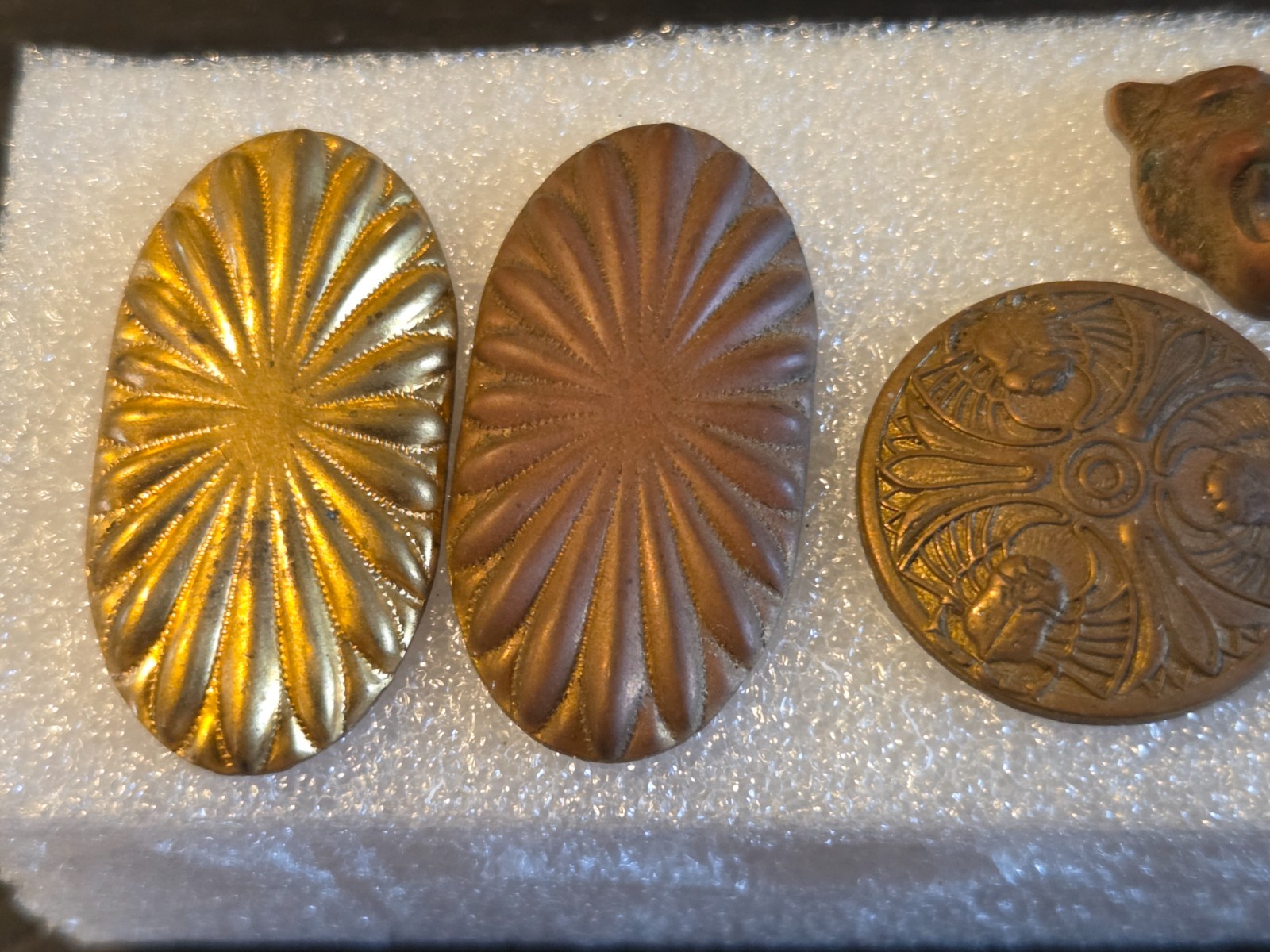 Decorative Vintage Brass/Metal Furniture Tacks Mixed Lot