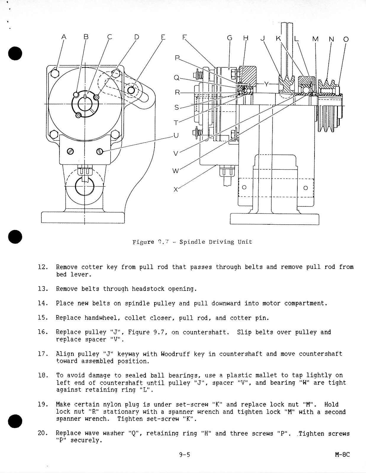 DSM-59 DSM-59R PRECISION SHOP OPERATOR MANUAL FITS HARDINGE LATHES VBS VBS-R M-8