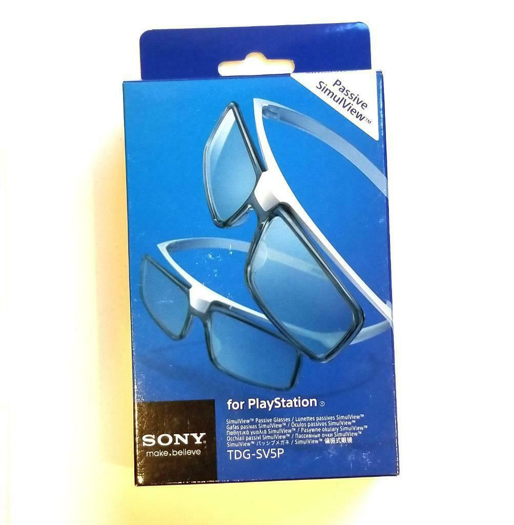 Sony TDG-SV5P Passive SimulView Glasses for Playstation - 2 pack