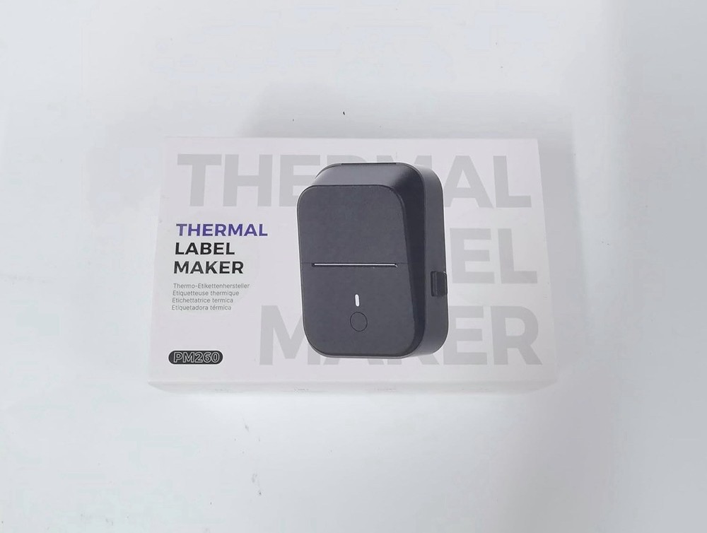 PM260 Thermal Label Maker Machine, 2 Inch Label Maker Bluetooth Label Printer