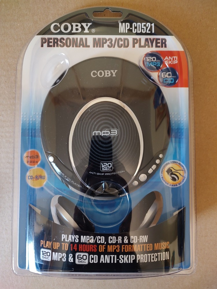Coby Mp-cd521 Personal Mp3/CD Player Wit