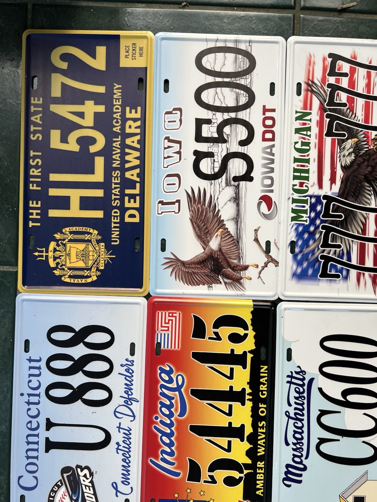 COMPLETE SET - ALL 50 STATES USA LICENSE PLATES LOT REPLICA FOR DECORATION ONLY!