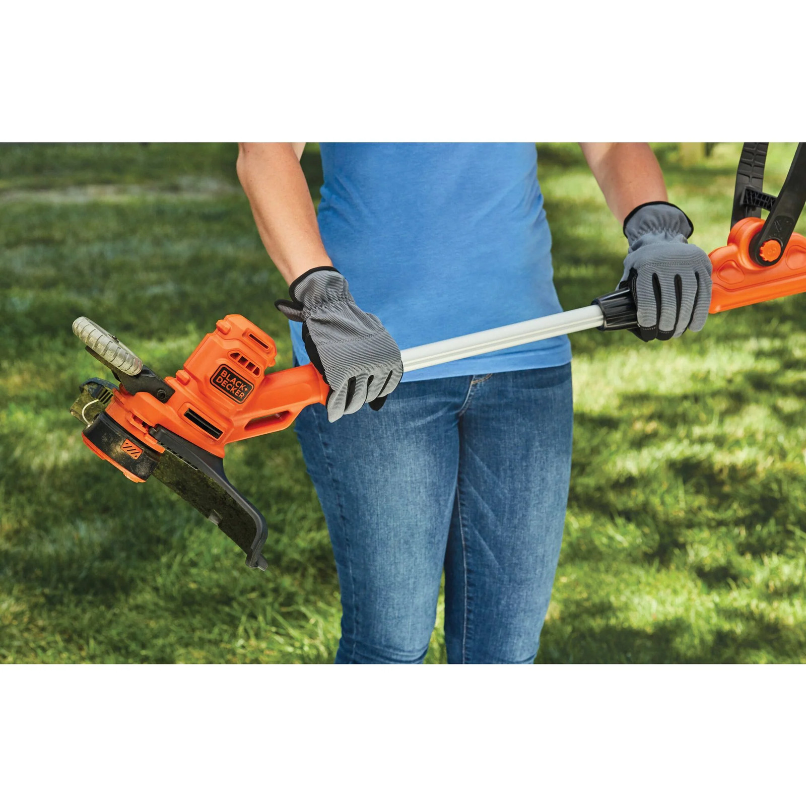 BLACK+DECKER String Trimmer With Auto Feed, Electric, 6.5-Amp,14-Inch - BESTA510