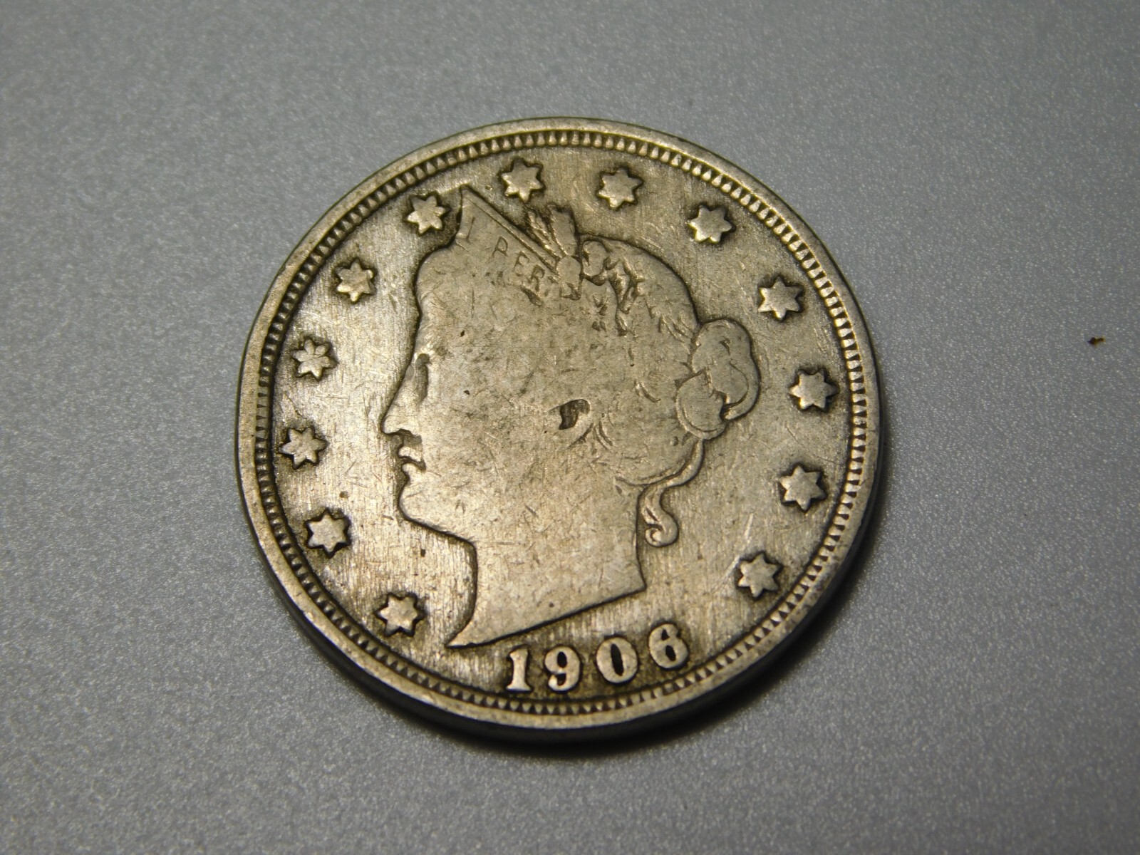 US COIN 1906  LIBERTY HEAD V NICKEL