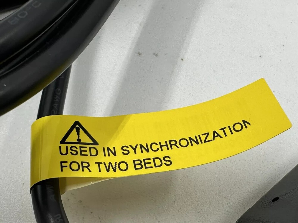 TEMPUR-PEDIC 61359 6 FT ADJUSTABLE BASE SYNC CABLE 5 PIN 2 BED SYNCHRONIZATION E