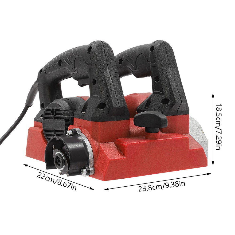 Electric Rectangular Wall Planer Roller Portable Hand Planing Machine 1300W