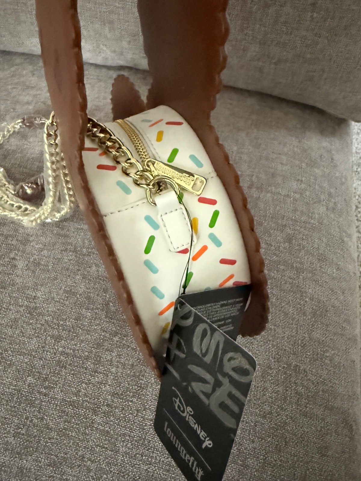 LOUNGEFLY DISNEY MICKEY MOUSE ICE CREAM SANDWICH WOMENS CROSSBODY PURSE BAG NEW