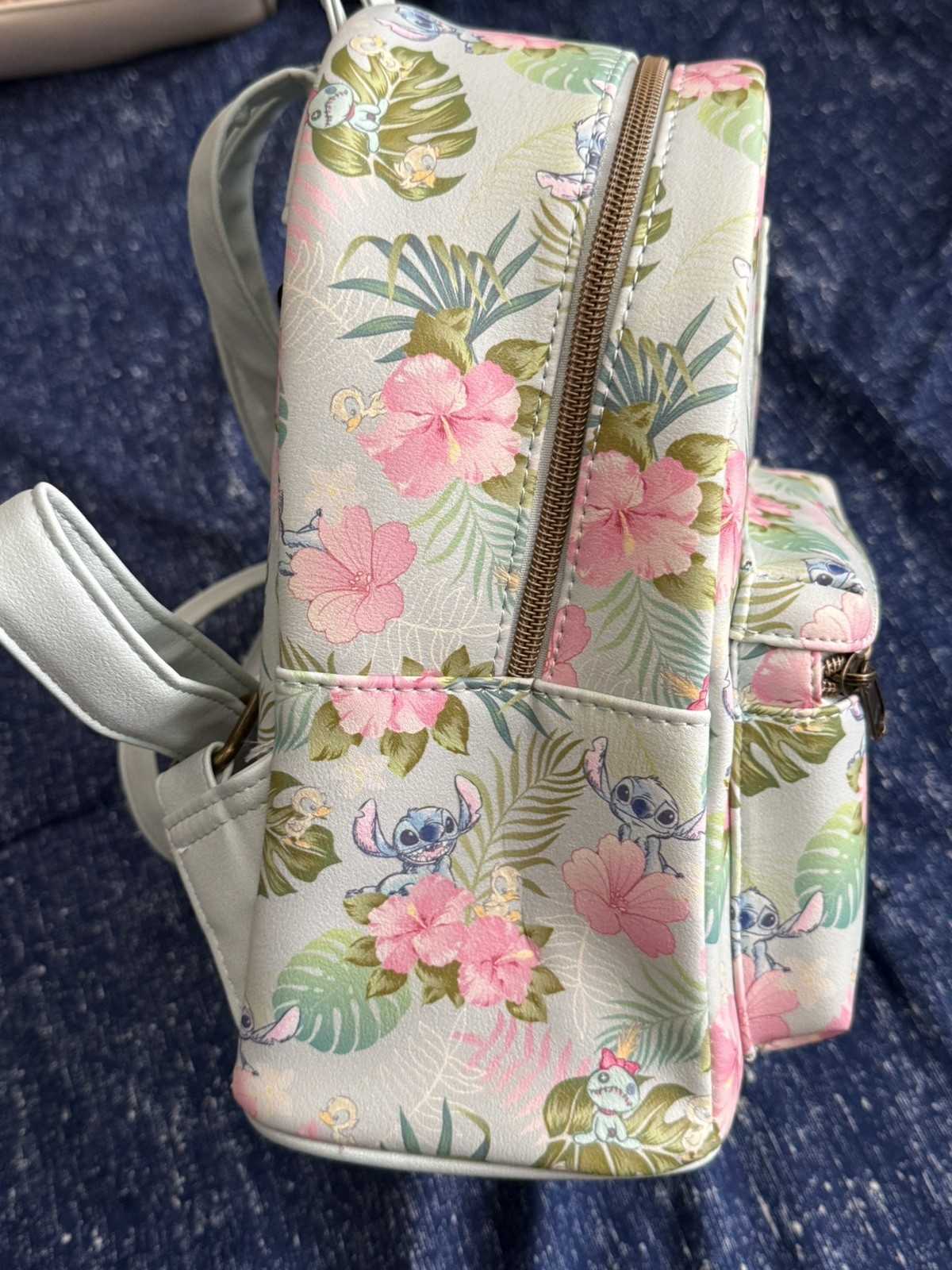 Loungefly Disney Lilo & Stitch Tropical Floral Mini Backpack New with tags