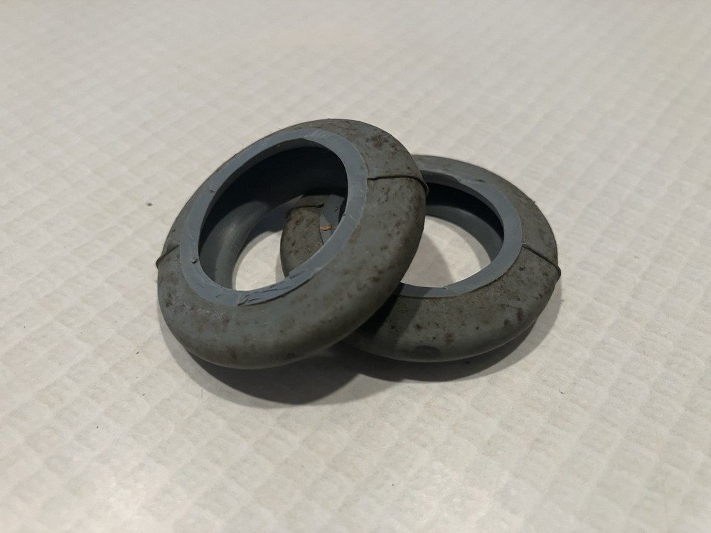 Original WW2 Dog Tag Silencer. Gray. 2