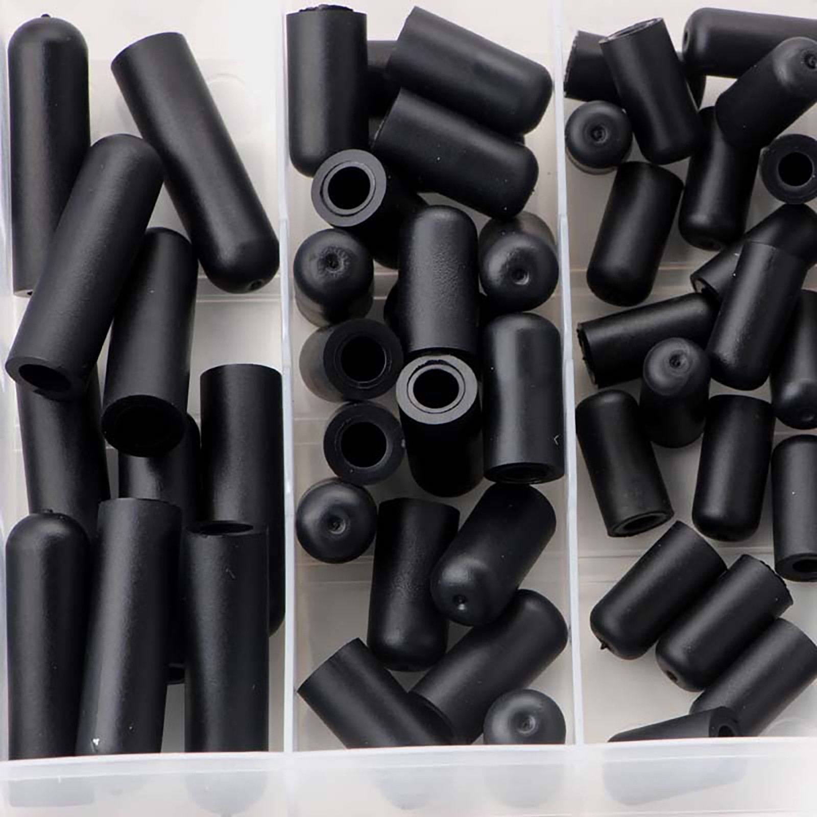 80pcs Silicone Hose Cap Vacuum Cap Block Off Assortment Kit For Manifold