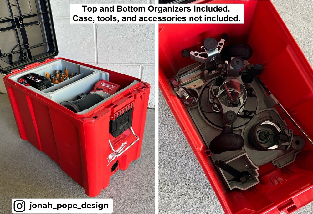 Milwaukee Packout Top & Bottom Insert for M18 Compact Router  (Insert Only)