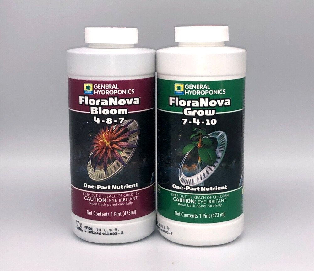General Hydroponics Bundle FloraNova Bloom & Grow - 1 Pt
