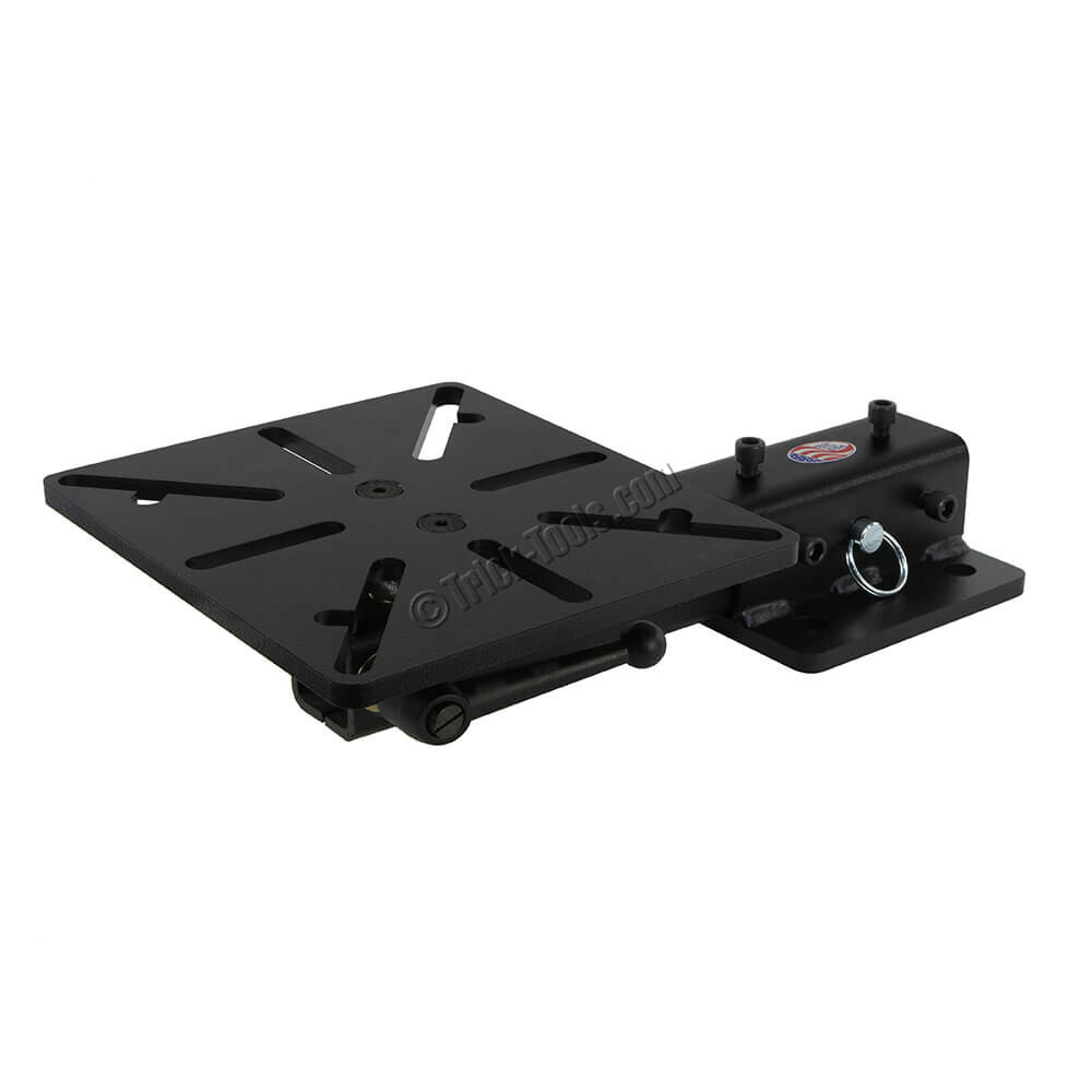 Swiveling Vise and Grinder Plate with Table Mount