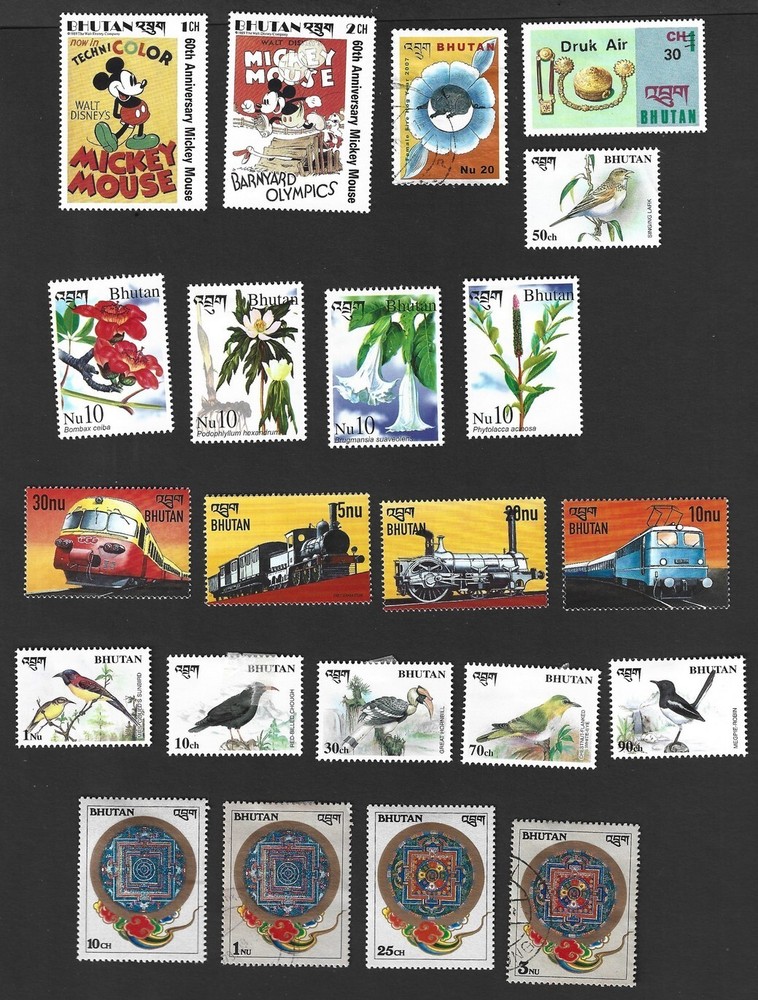 Bhutan 1979-2002 collection