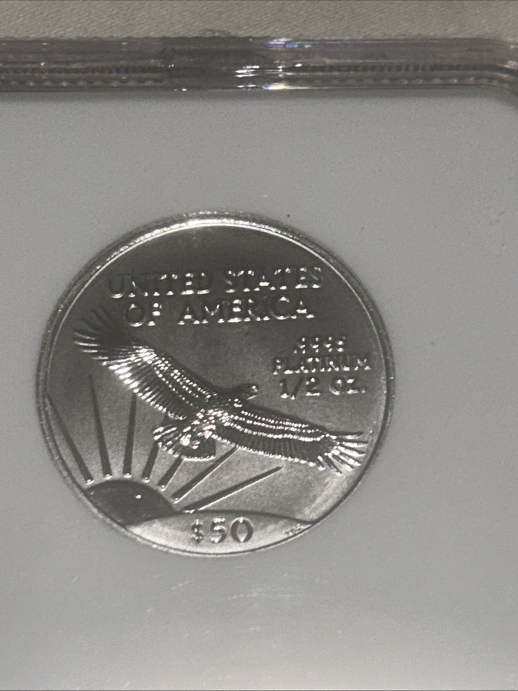 1997 Eagle P$50 MS69 1/2 Ounce Platinum