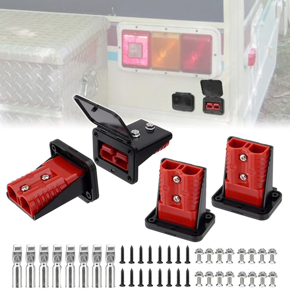 4pcs Battery Quick Connect/Disconnect Electrical Connector Plug with 175A