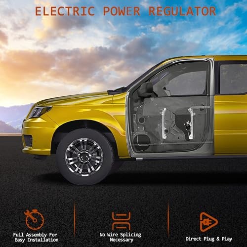 Power Window Regulator with Motor Assembly Compatible Front Left Driver Side