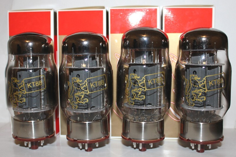 Matched Quad Genalex Gold Lion KT88 tubes, BRAND NEW in Box !