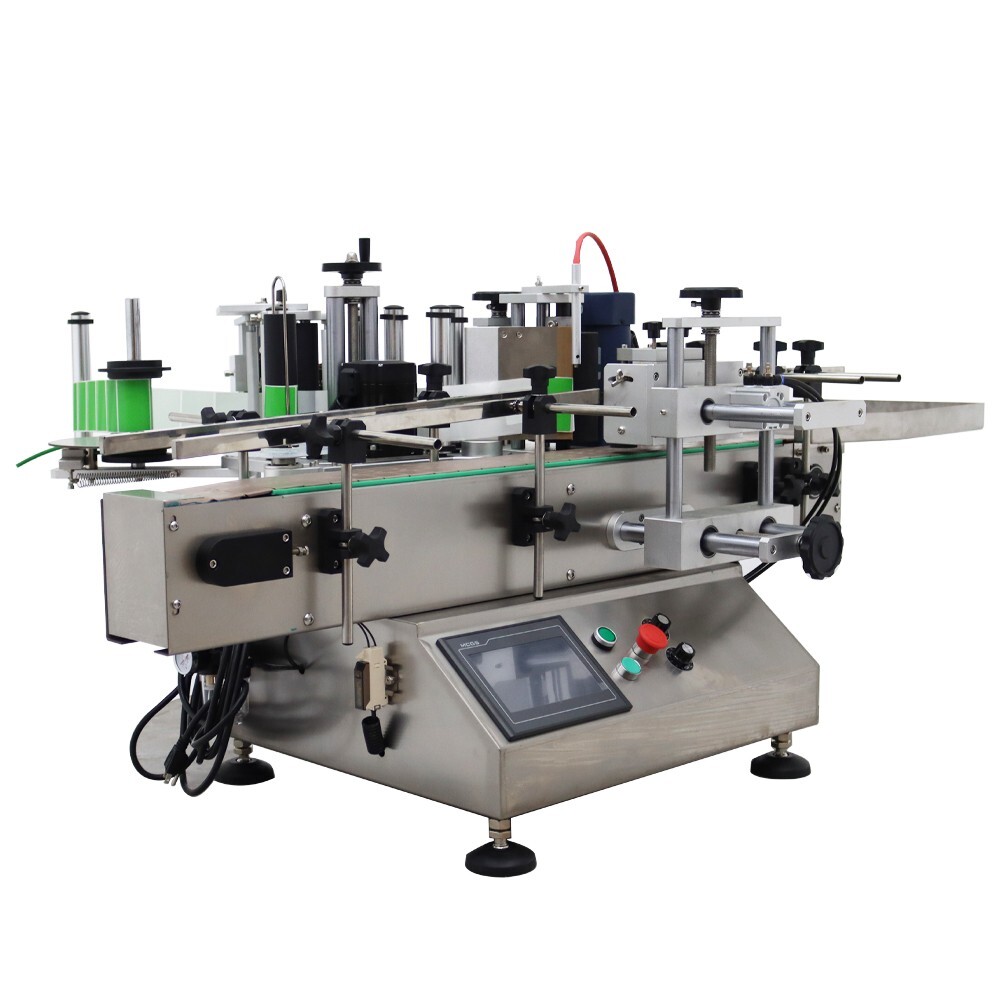 110V Full Auto Round Bottle Label Applicator with Coding Machine 20-30PCS/min