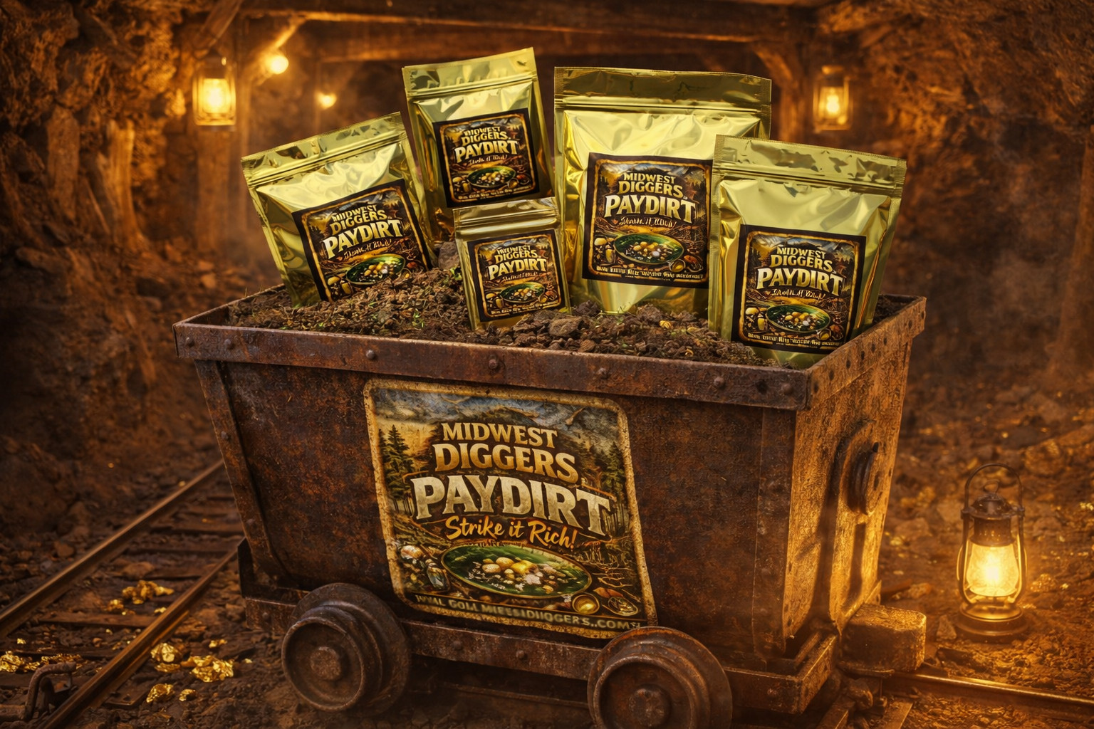 Gold Paydirt 3 OZ Alaska Unsearched Gold Paydirt Bags Guaranteed Gold and Silver