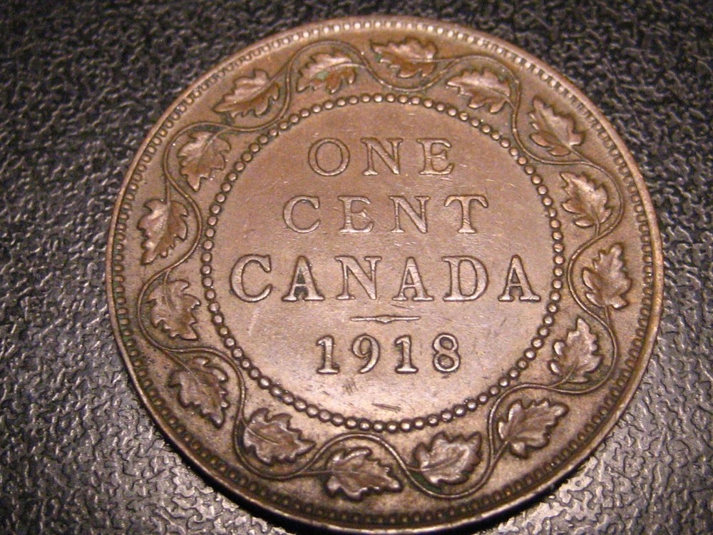 1918 Canadian Large Cent #2