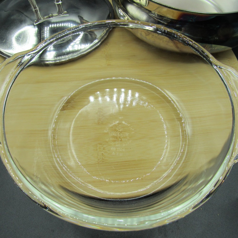 Silver Plated Dinner Serving Bowl With Glass Anchor Hocking Fire King Insert
