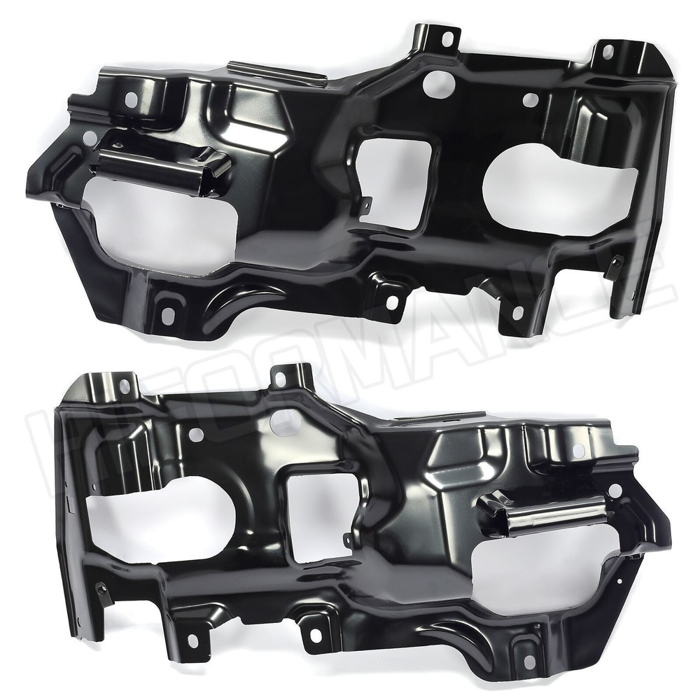 Pair Bumper Support Brackets For 2016 2017 2018 16 17 18 Sierra 1500 Front