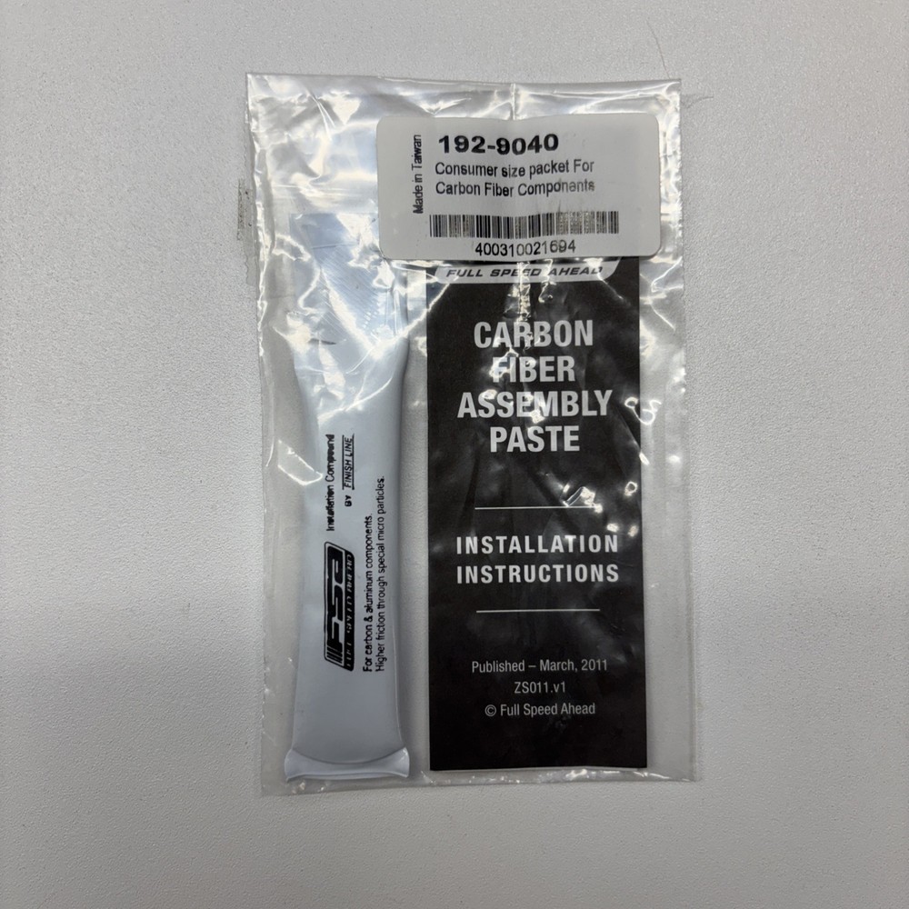 FSA CARBON INSTALLATION PASTE 5g PACKET FOR CARBON BICYCLES, SEATPOST COMPOUND