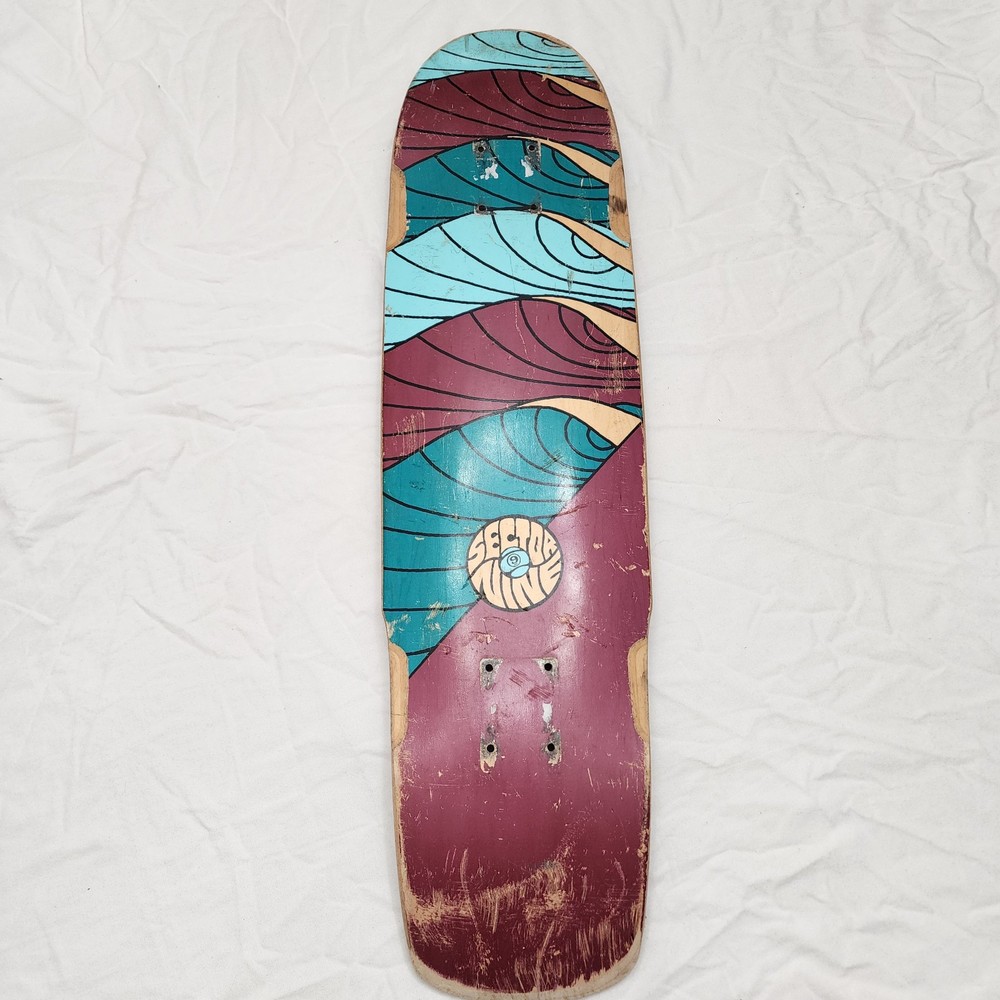 Sector Nine Cyclone Maroon Deck Worn 8"