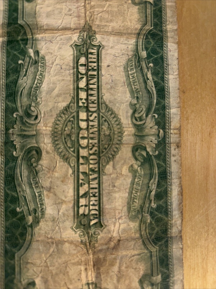 1923 $1 SILVER CERTIFICATE FR# 237 SPEELMAN WHITE ONE DOLLAR LARGE NOTE - VF +