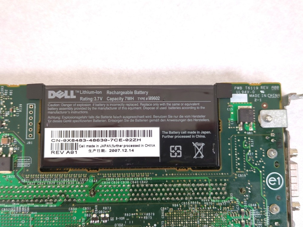 Dell PERC External SAS RAID Controller 256MB Cache - DM479 / UT568 / RF480