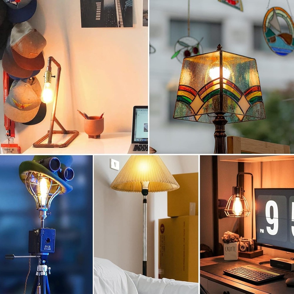 Light Lamp Turn On/Off Switch Knobs Replacement, Black, Standard Size, for Ta...