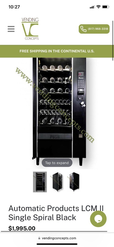 VENDING MACHINE FOR SALE!