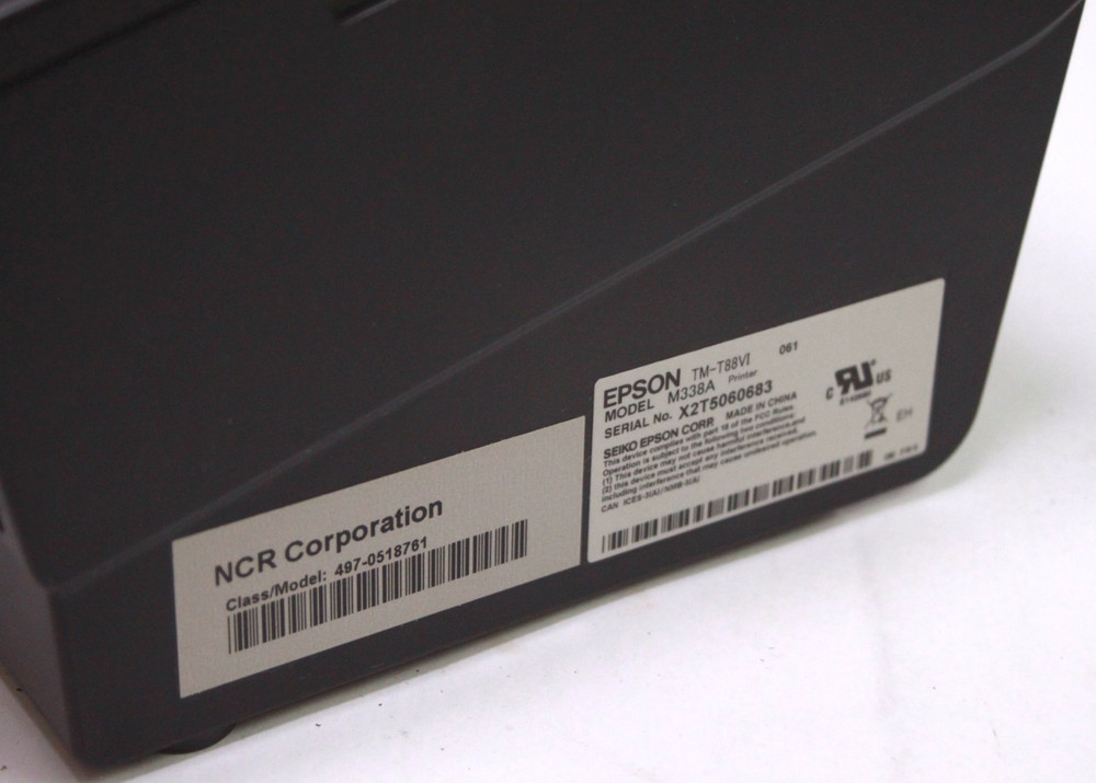 Epson TM-T88VI POS Compact Thermal Receipt Printer LAN USB