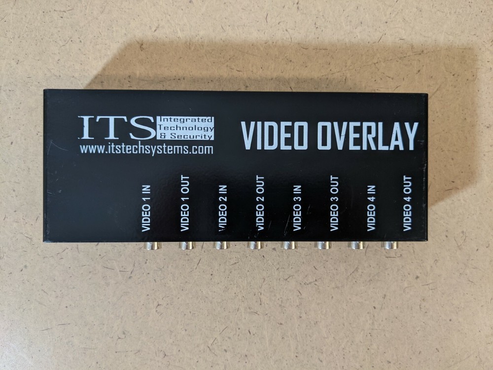 ITS Integrated Technology & Security Video Overlay 4-in 4-out