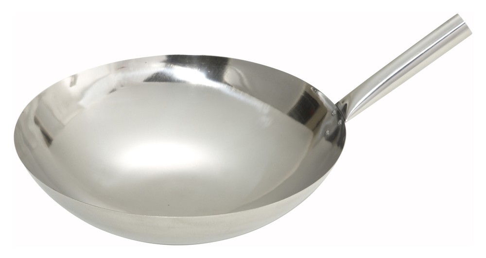 14" S/S Wok, Nailed Joint (12 Each)