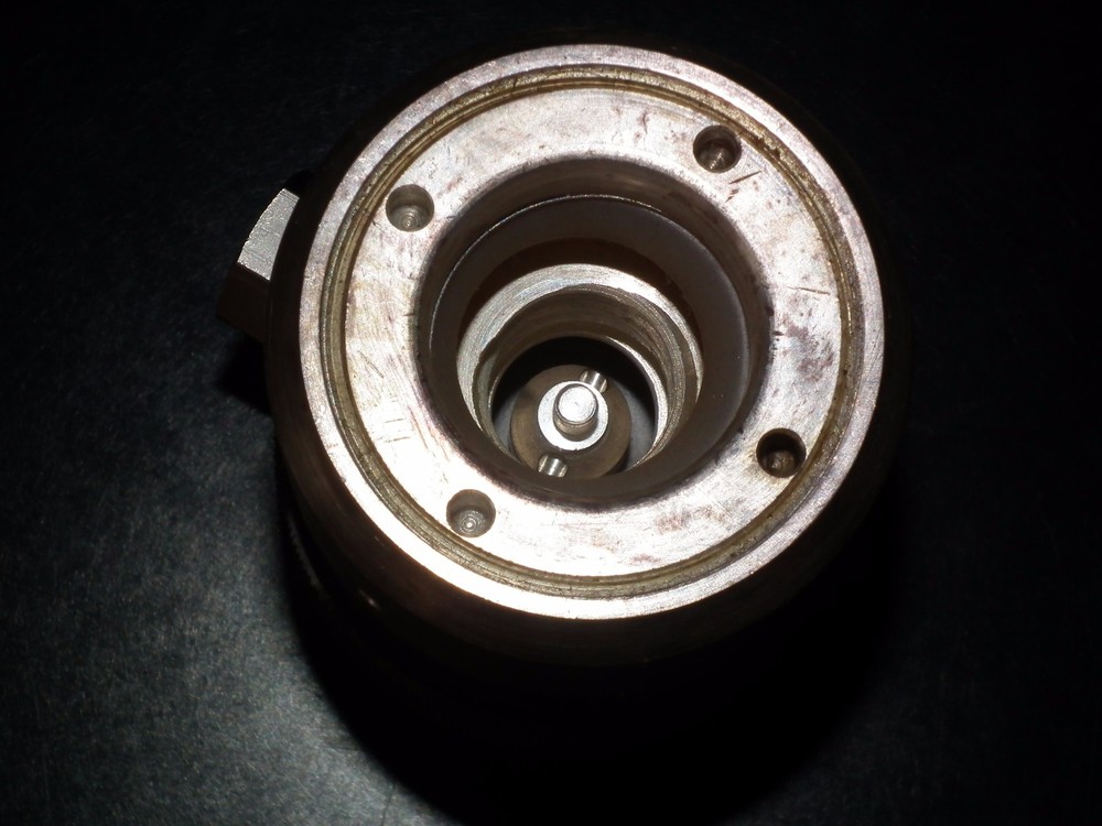 One NOS Spinner 5/8" DIN Male Silver plated coax connector BN 9258 (Flexwell)