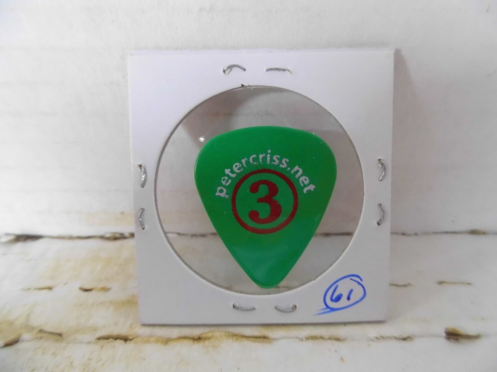 KISS "PETER CRISS" 2003 GUITAR PICK~READ DESCRIPTION #14~13