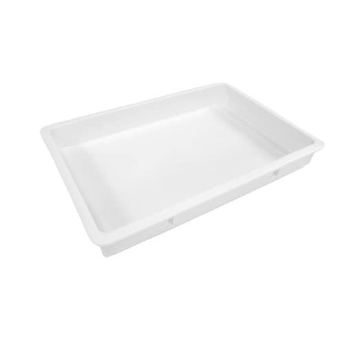 CenPro 18"x26"x3" Plastic Stackable Pizza Dough Proofing Box, Dough Container -