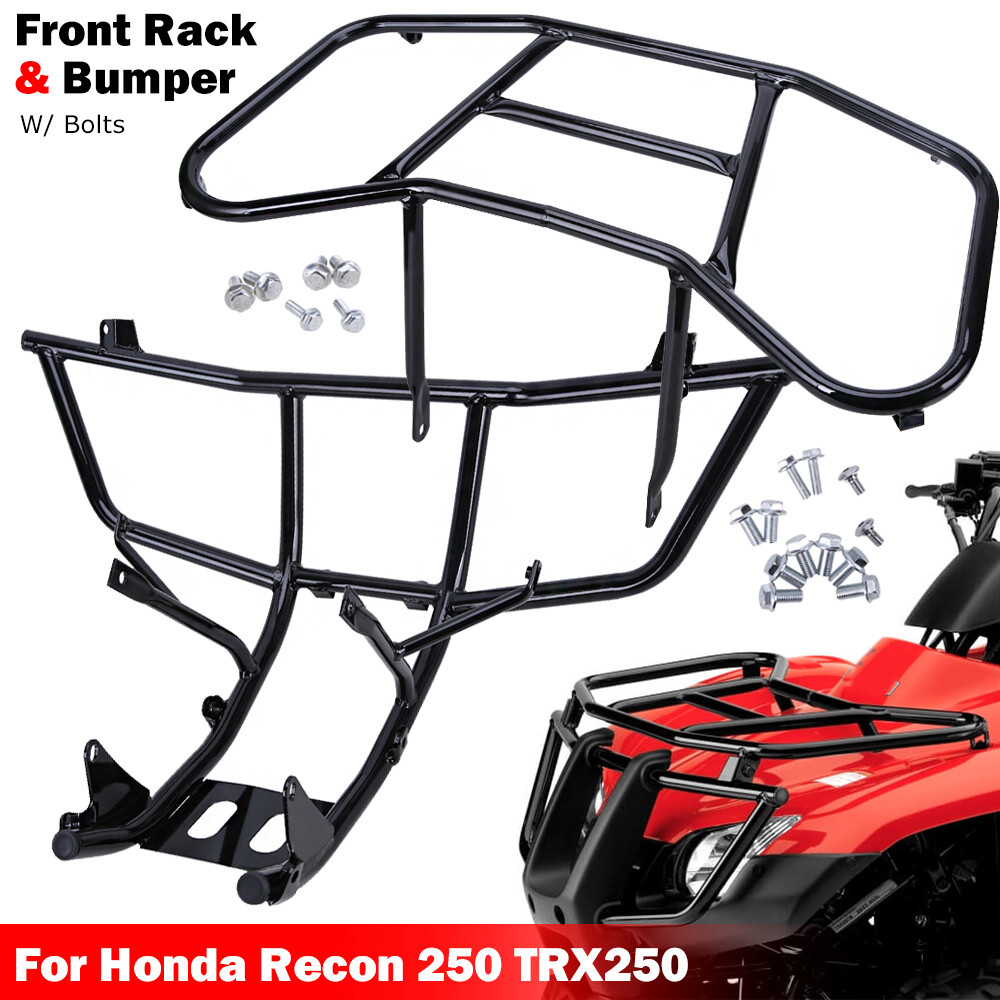 For Honda TRX250TE TRX250TM Recon 250 2005-24 ATV Front Rack Carrier and Bumper