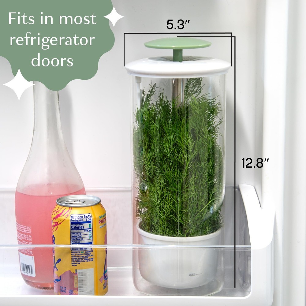 Herb Keeper Preserver, Designed for Optimum Breathable Airflow for Maximum Fr...