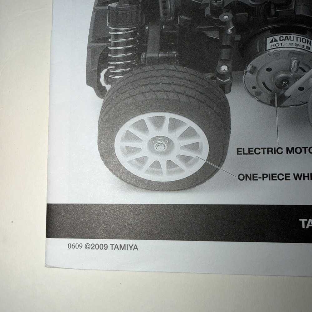 Tamiya Manual M05 11050856 2009