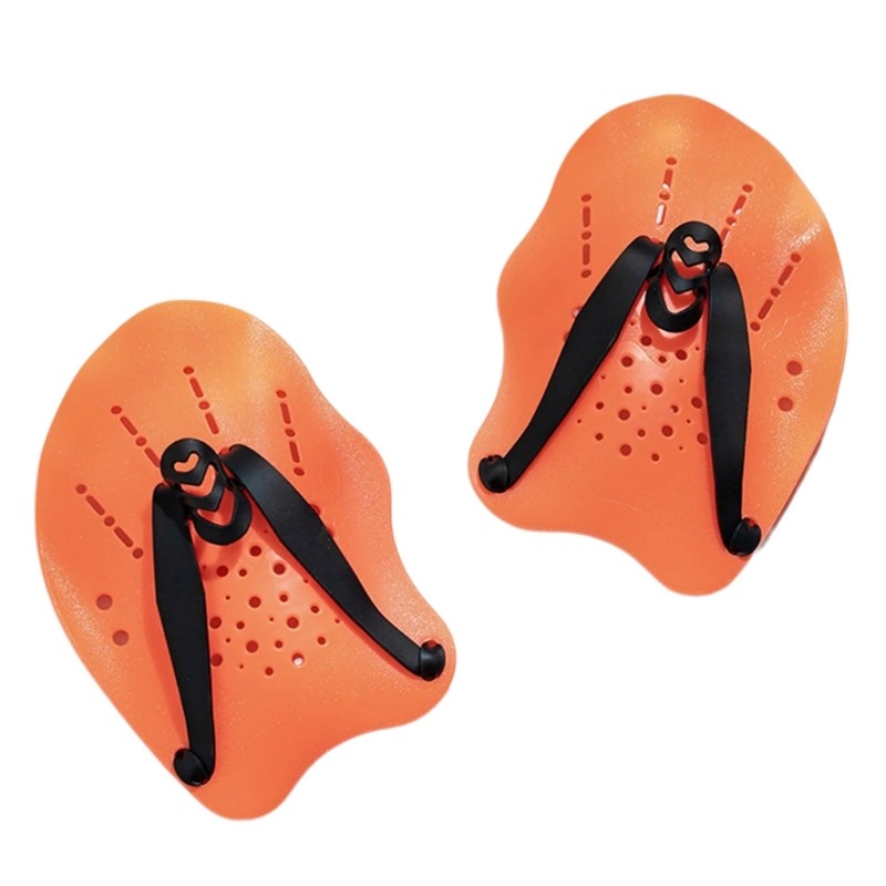 Swimming Techniques Enhancer Paddles with Adjustable Straps for Various Ages