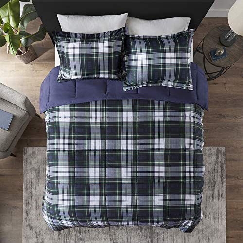 Parkston Down Alternative Comforter Mini Set, Full/ Queen Full/Queen Navy