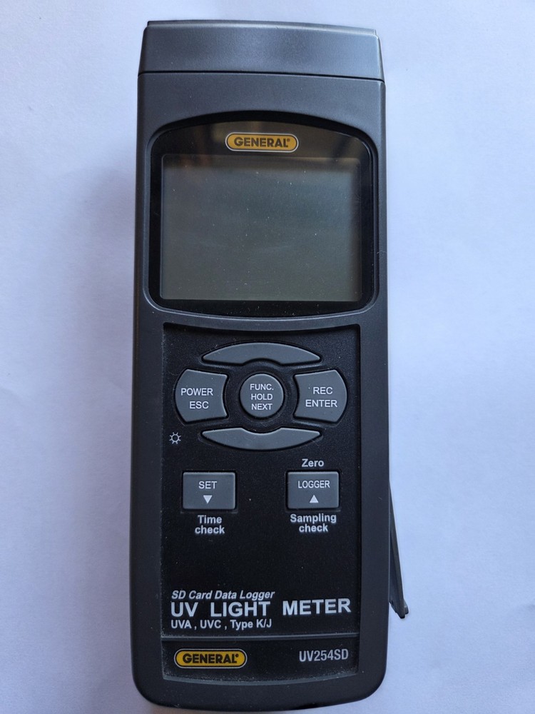General UV254SD UVA & UVC Light Meter with Datalogging SD card