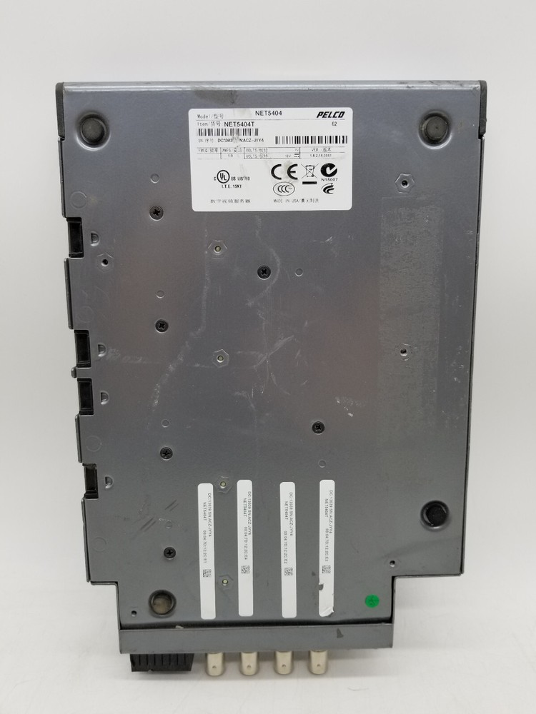 Pelco NET5404T Security Camera System Four-Channel H.264 Video Encoder